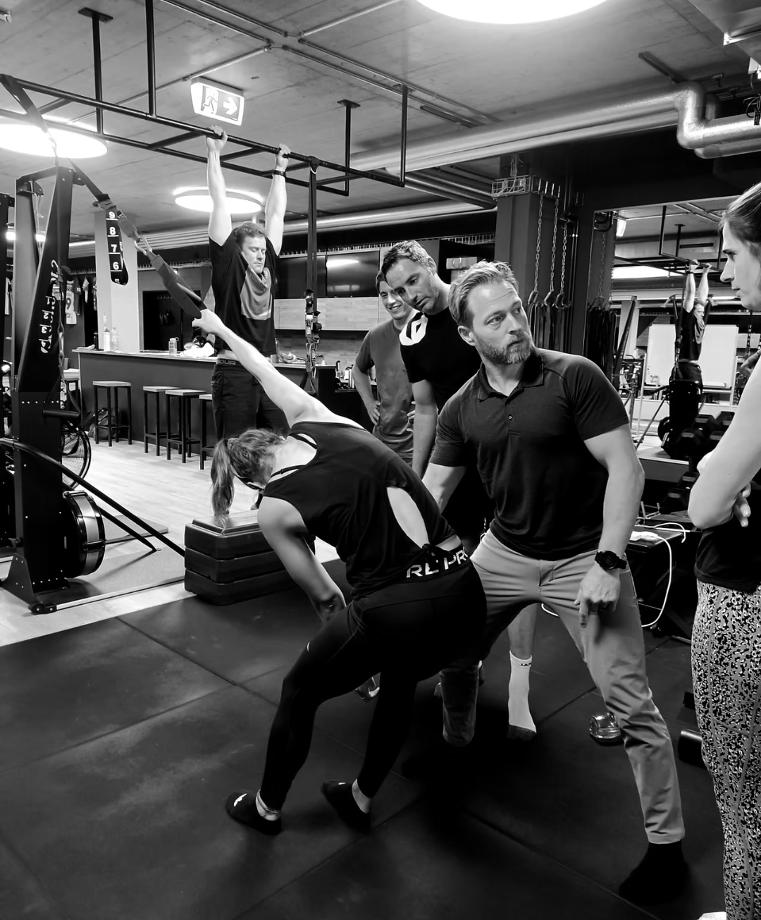 Jeff Saibil coaching a client